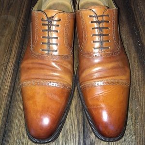 Magnanni Lace-Up Leather Oxford (Size 13)